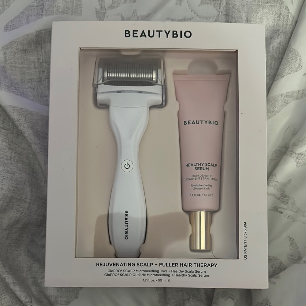 Rejuvenating Scalp Therapy Set - White and Pink